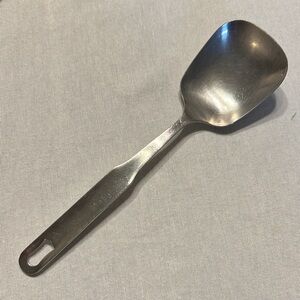 Vintage Inox Edelstahl Rostfrei Stainless Solid Serving Spoon Utensils - 9 1/4"